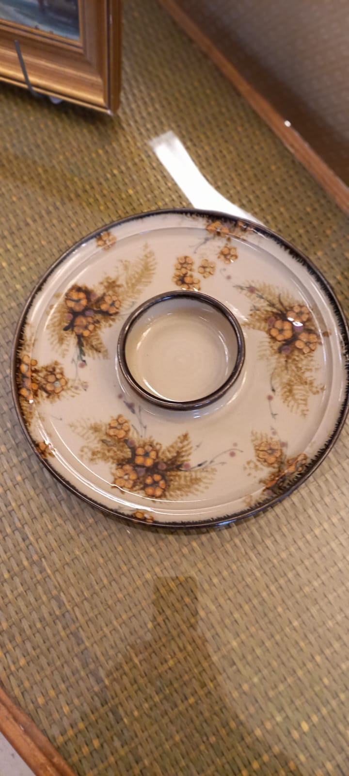The main photo for Brian Alexander stoneware pottery plate with bowl